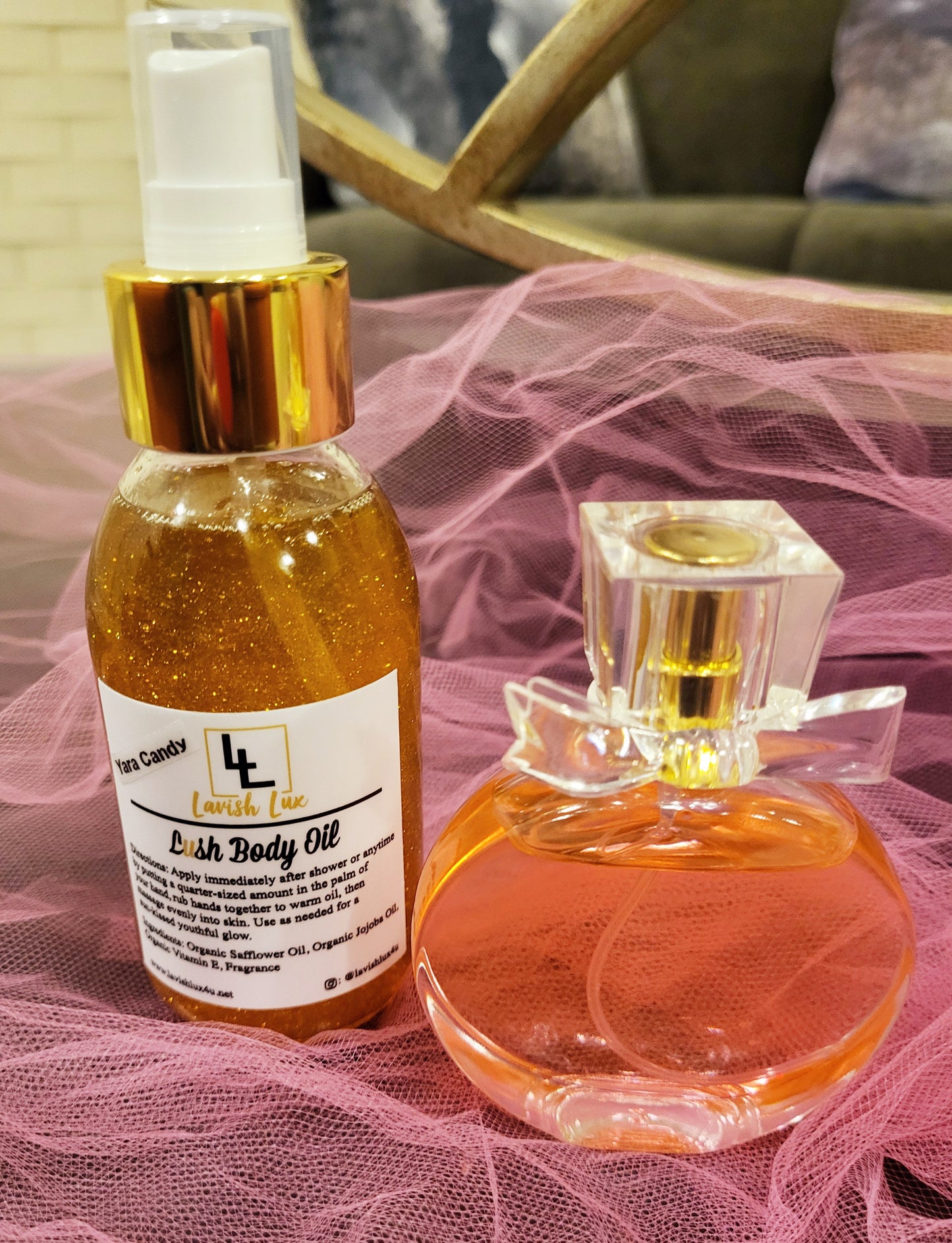VIP Lush Body Oil & Fragrance Set - Inspired by Gucci Bamboo