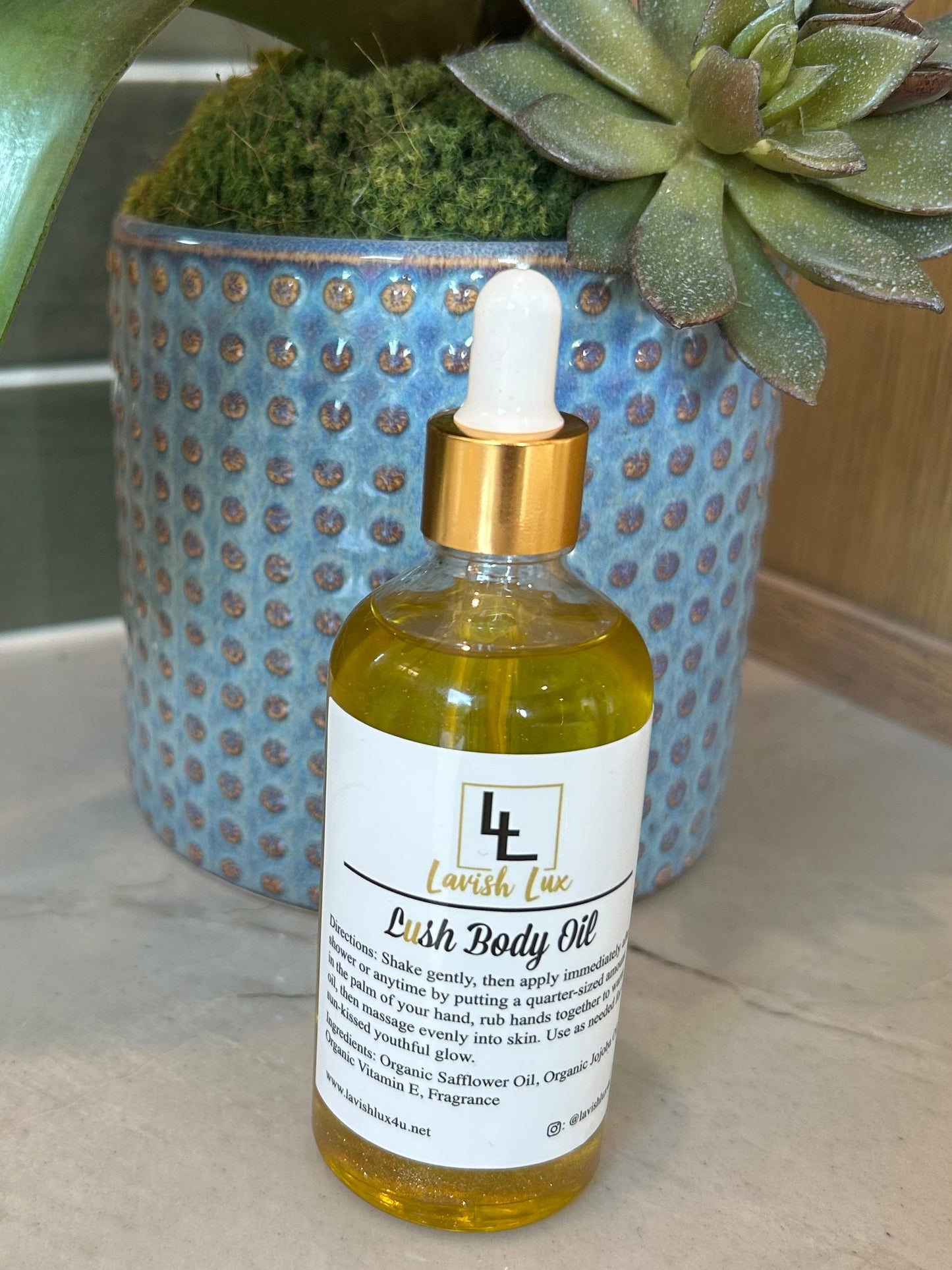 Rose Gold Lush Body Oil - 3.4oz