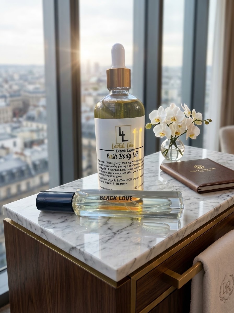Black Love - Luxury Body Oil and Fragrance Set